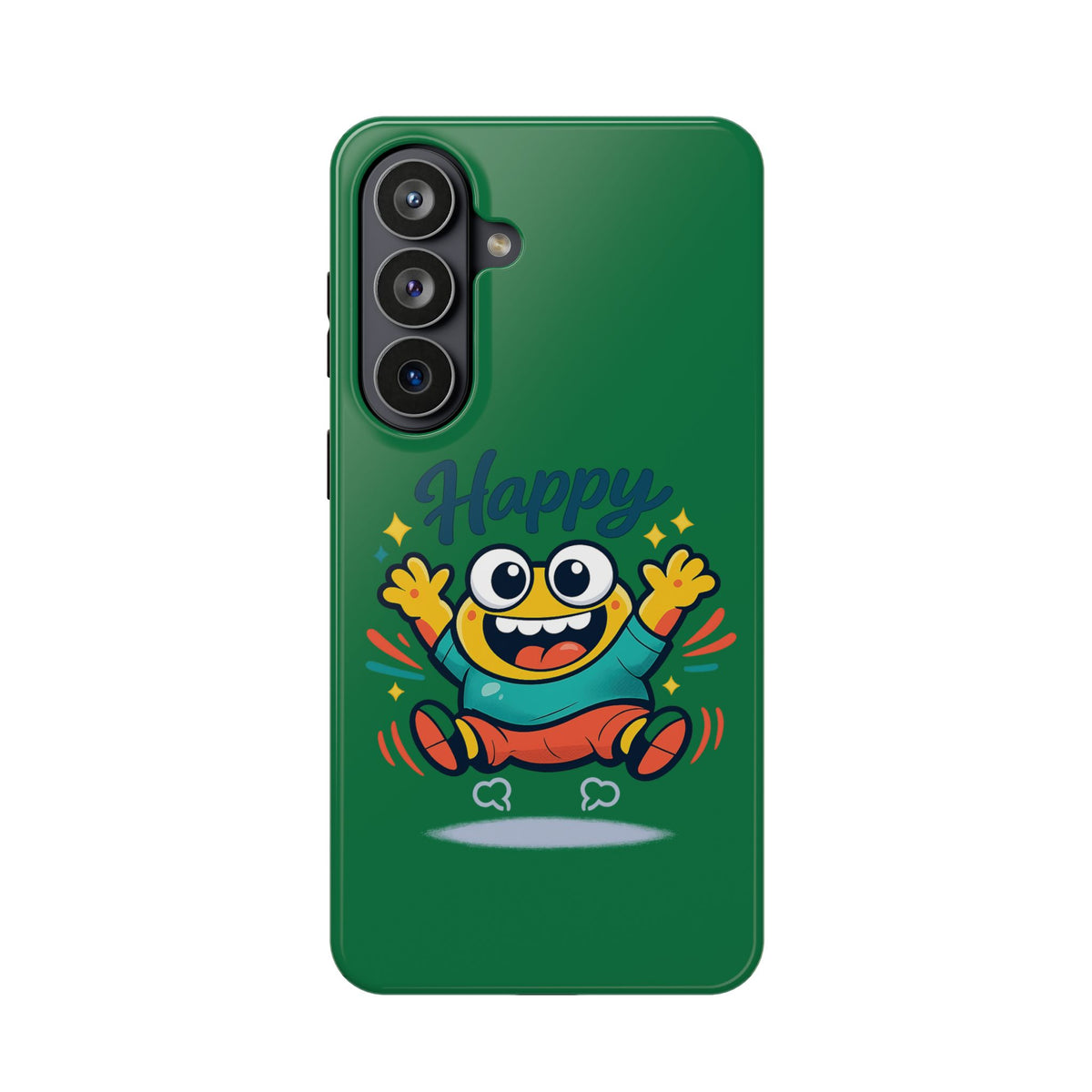 Happy Monster Magnetic Protective Phone Case Green