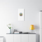 Happy Blob Cartoon Canvas Bold Kawaii Wall Art