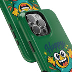 Happy Monster Magnetic Protective Phone Case Green