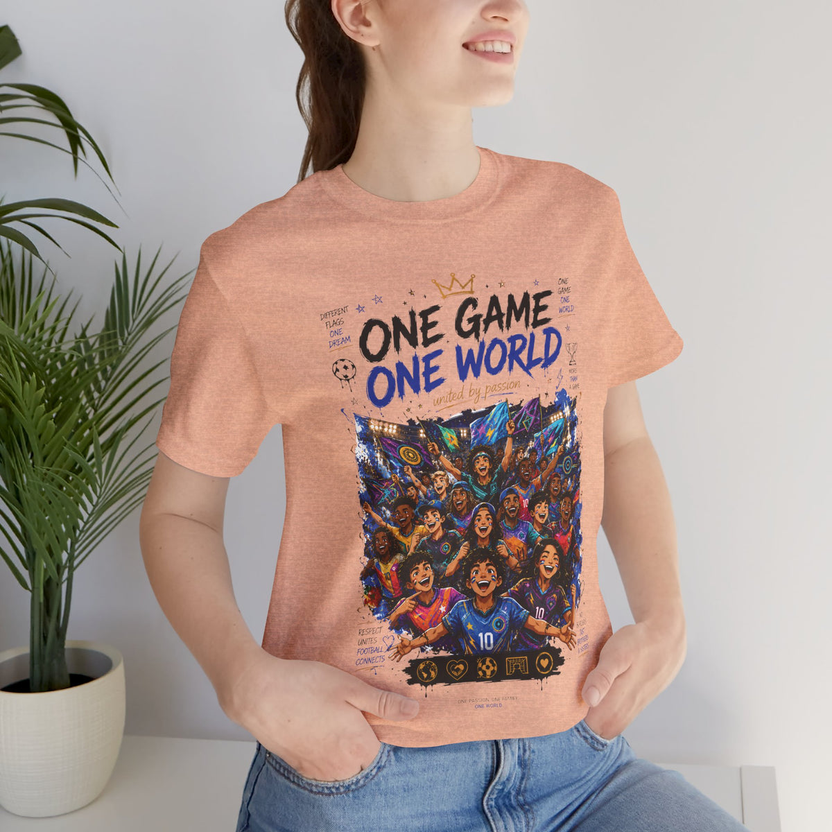 One Game One World Soccer T Shirt