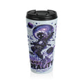 Galaxy Astronaut Travel Mug — "Dream Beyond Limits" Stainless Steel Tumbler (Glitter Iceberg)