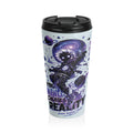 Galaxy Astronaut Travel Mug — "Dream Beyond Limits" Stainless Steel Tumbler (Glitter Iceberg)