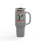 40oz Insulated Travel Mug – I'm Unstoppable Fitness Design