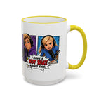 Jake And Emma Hot Take Accent Rim Mug – I Have A Hot Take About This Comic Coffee Cup (11oz/15oz)