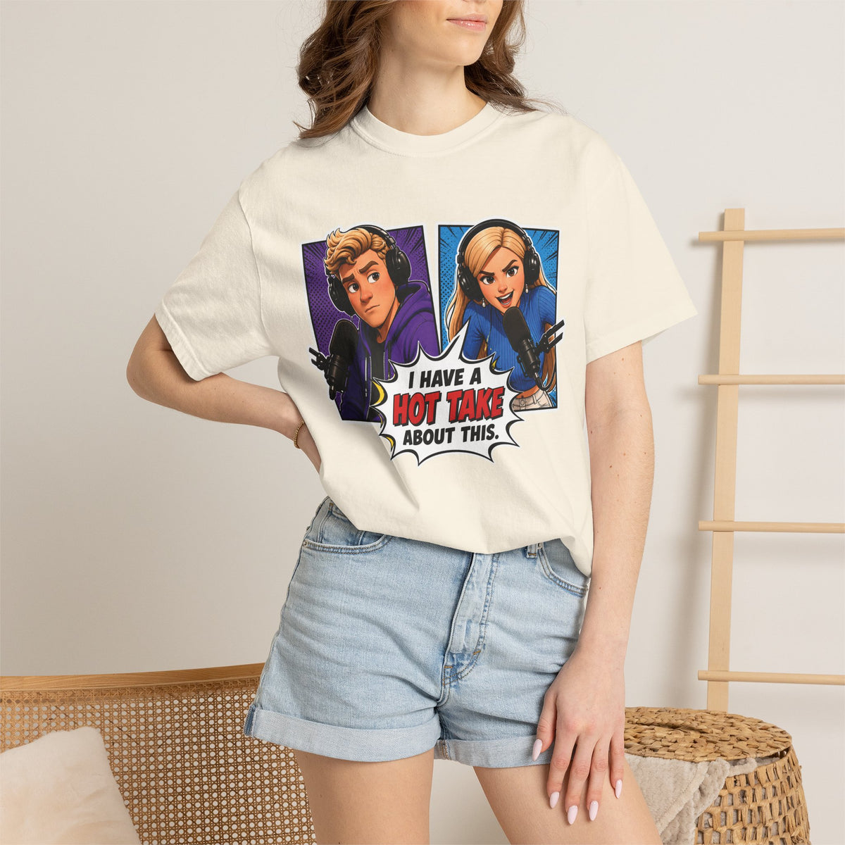 Hot Take Central I Have a Hot Take About This Podcast T Shirt