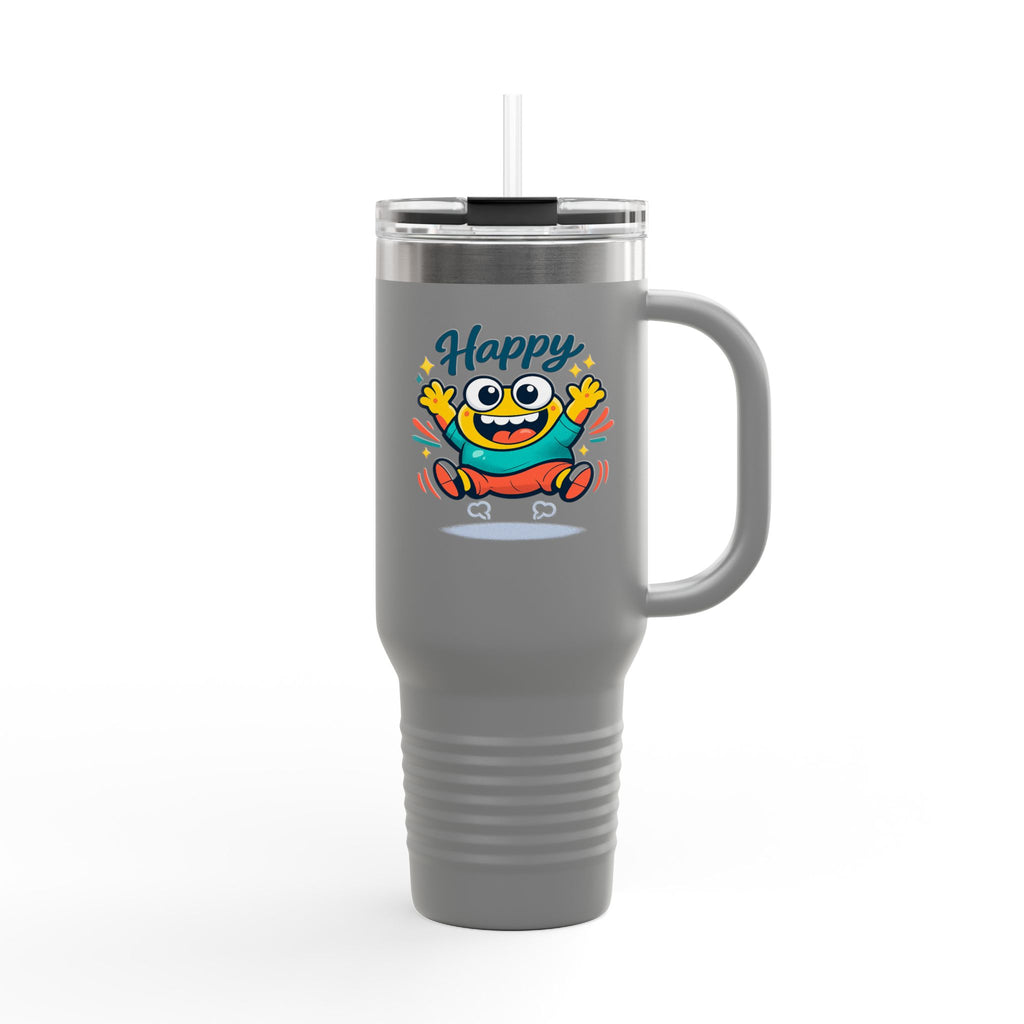 Happy Monster 40oz Insulated Travel Mug