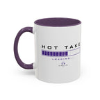 Accent Coffee Mug — "Hot Take Loading" Progress Bar Coffee Mug