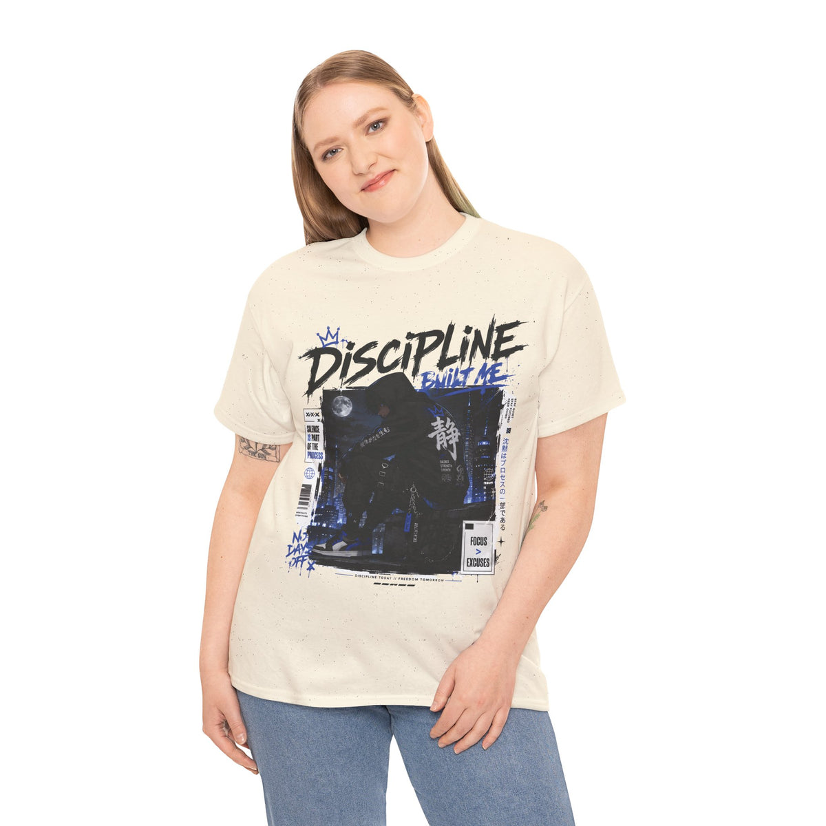Discipline Built Me Anime Streetwear T Shirt