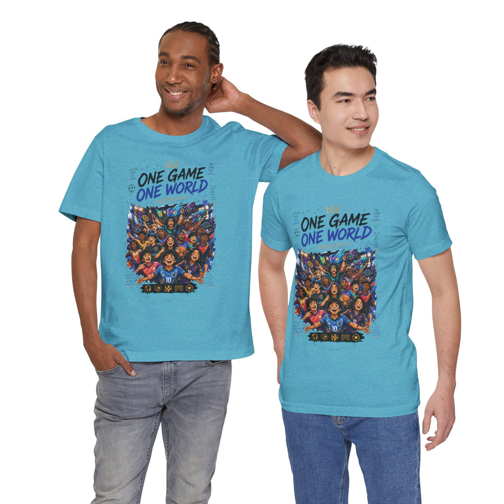 One Game One World Soccer Tee