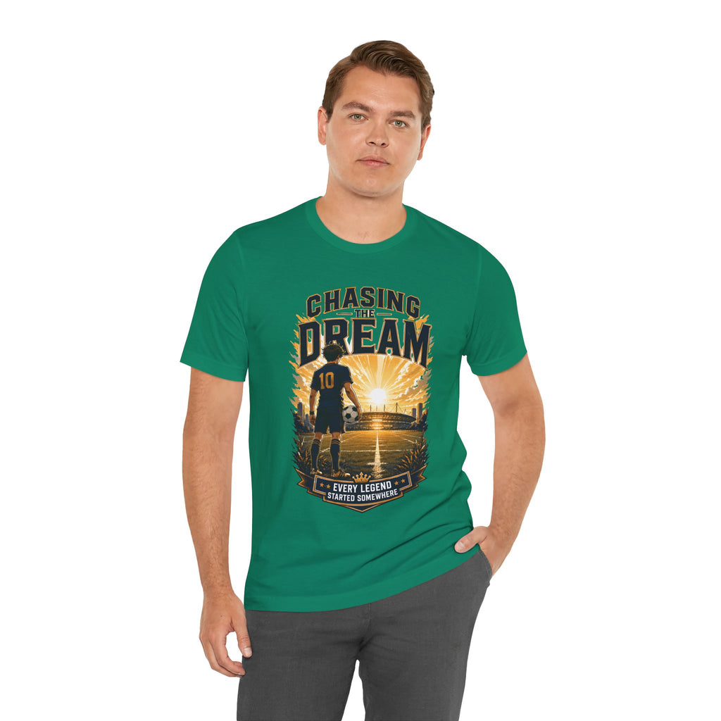 Chasing the Dream Soccer Graphic T Shirt