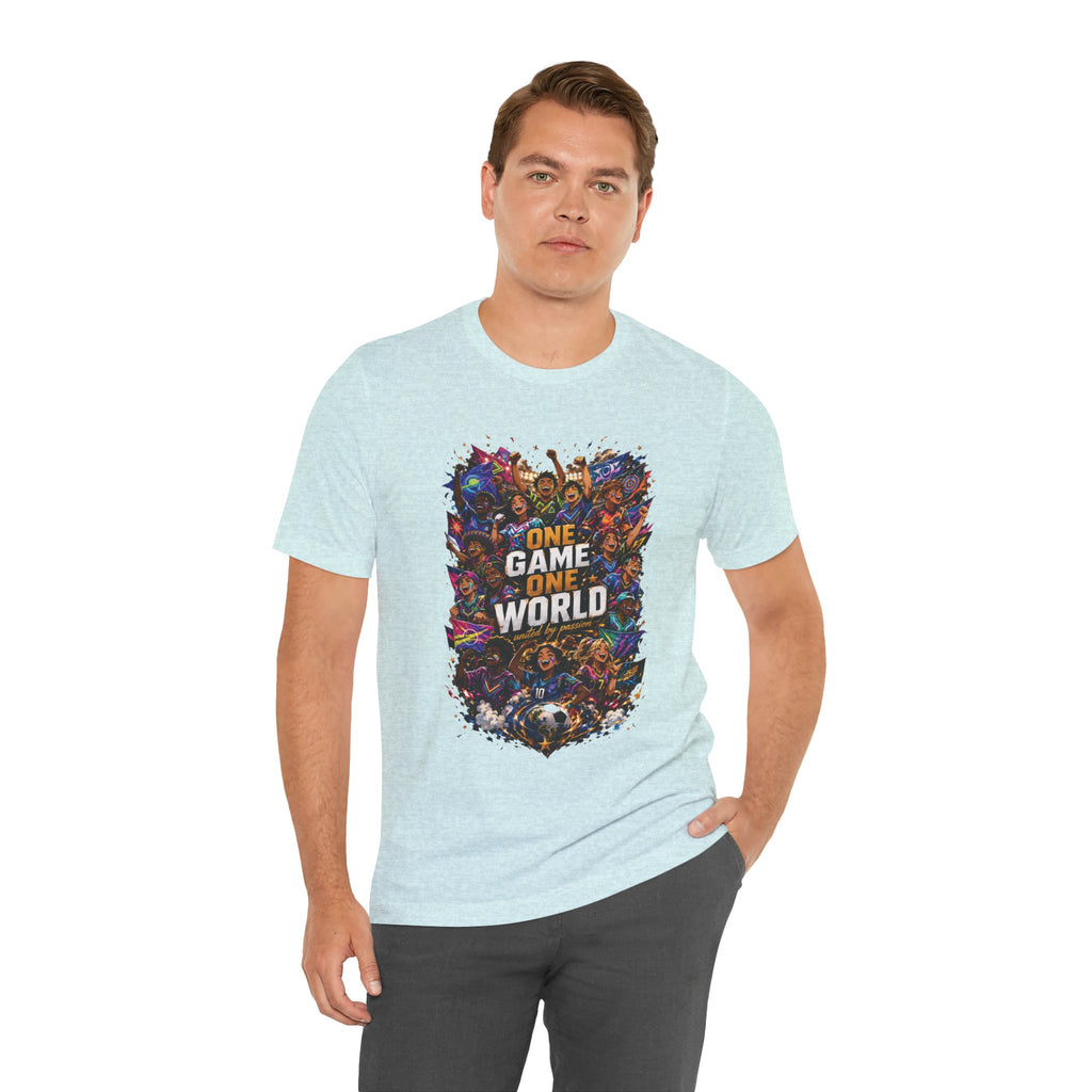 T-Shirt — 'One Game One World' Gamer Graphic Tee