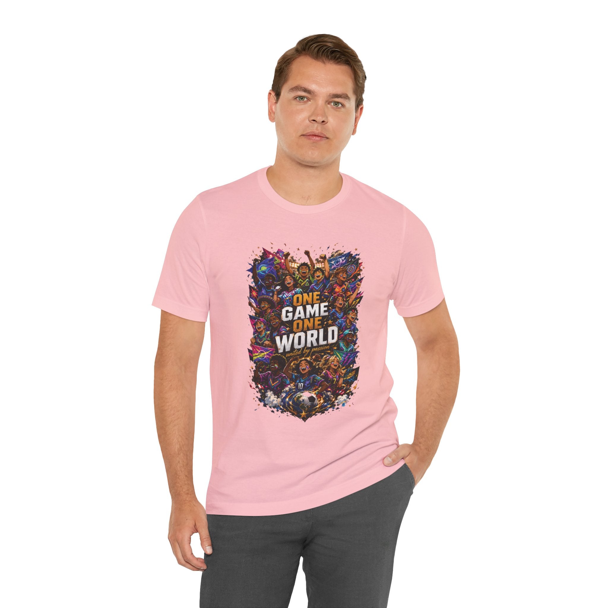 T-Shirt — 'One Game One World' Gamer Graphic Tee