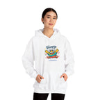 Happy Blob Cartoon Hoodie – Minimal Smiley Graphic Pullover