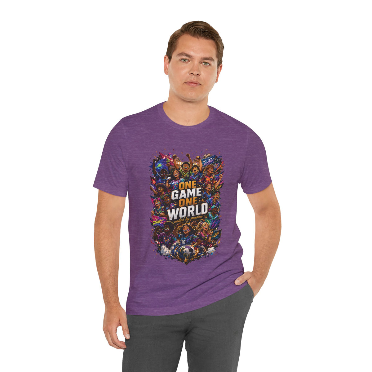 One Game One World Gamer Graphic T Shirt