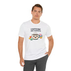 Caffeine and Kindness Coffee Graphic T Shirt