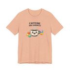 Caffeine and Kindness Tee | office humor, coffee fuel