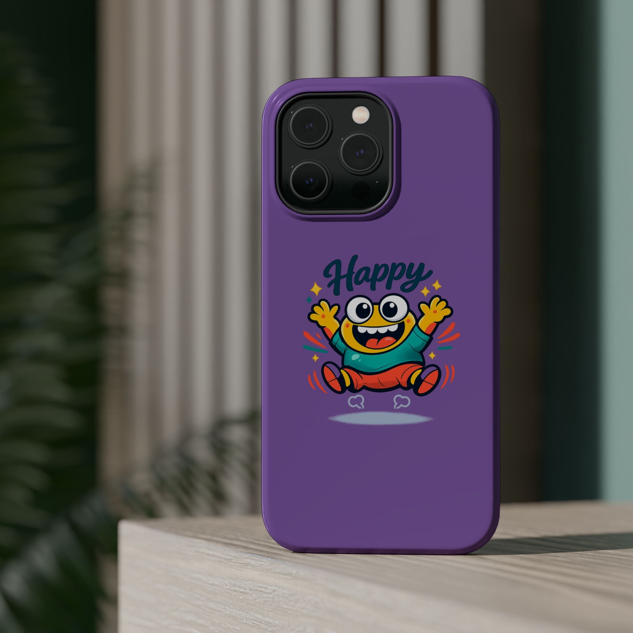 Happy Monster Magnetic Impact-Resistant Phone Case
