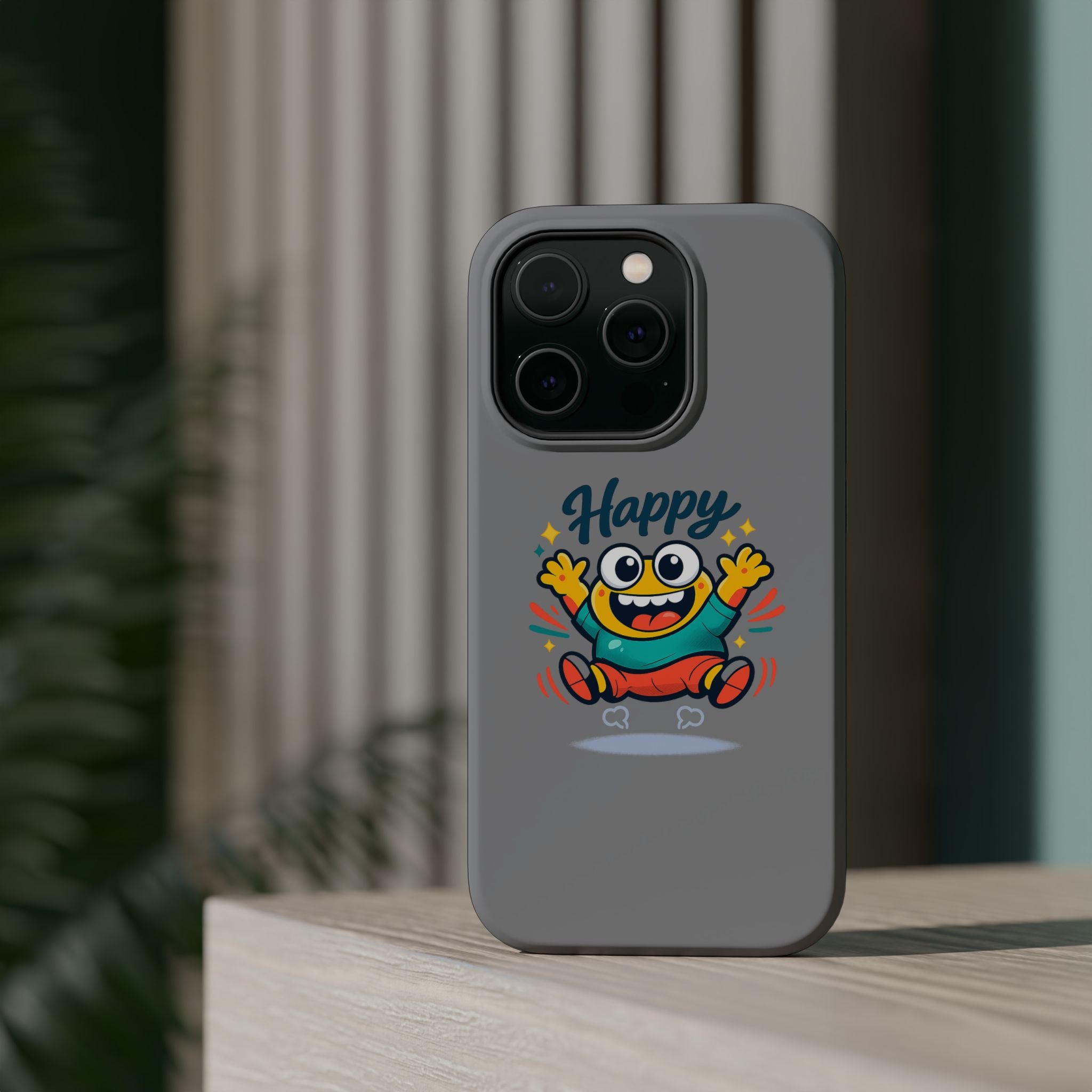 Happy Monster Magnetic Impact-Resistant Phone Case