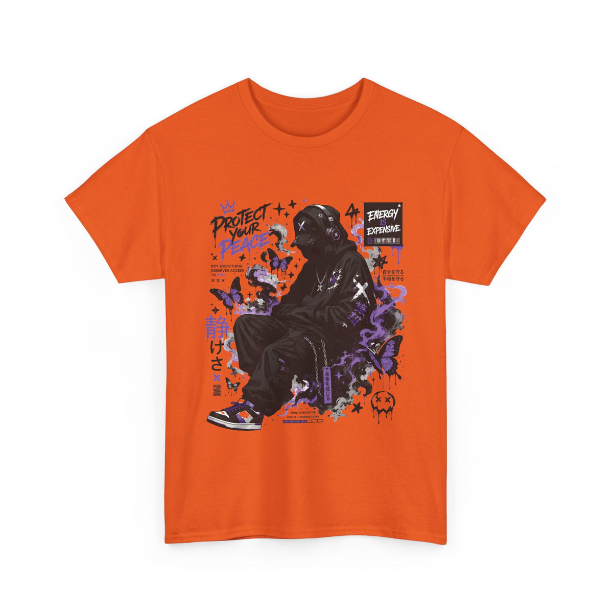 Peacekeeper Anime Graphic T Shirt Purple Streetwear Design