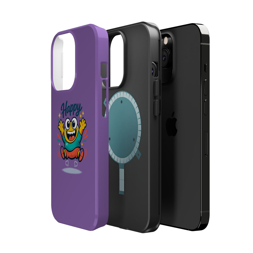 Happy Monster Magnetic Impact-Resistant Phone Case