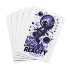 Cosmic Astronaut Poker Playing Cards – "Your Mind Creates Reality" Deck