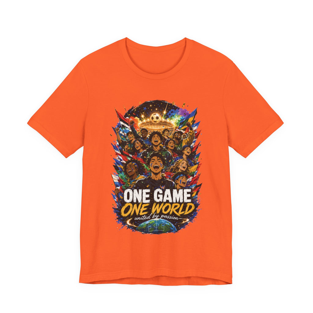 One Game One World Soccer Graphic T Shirt