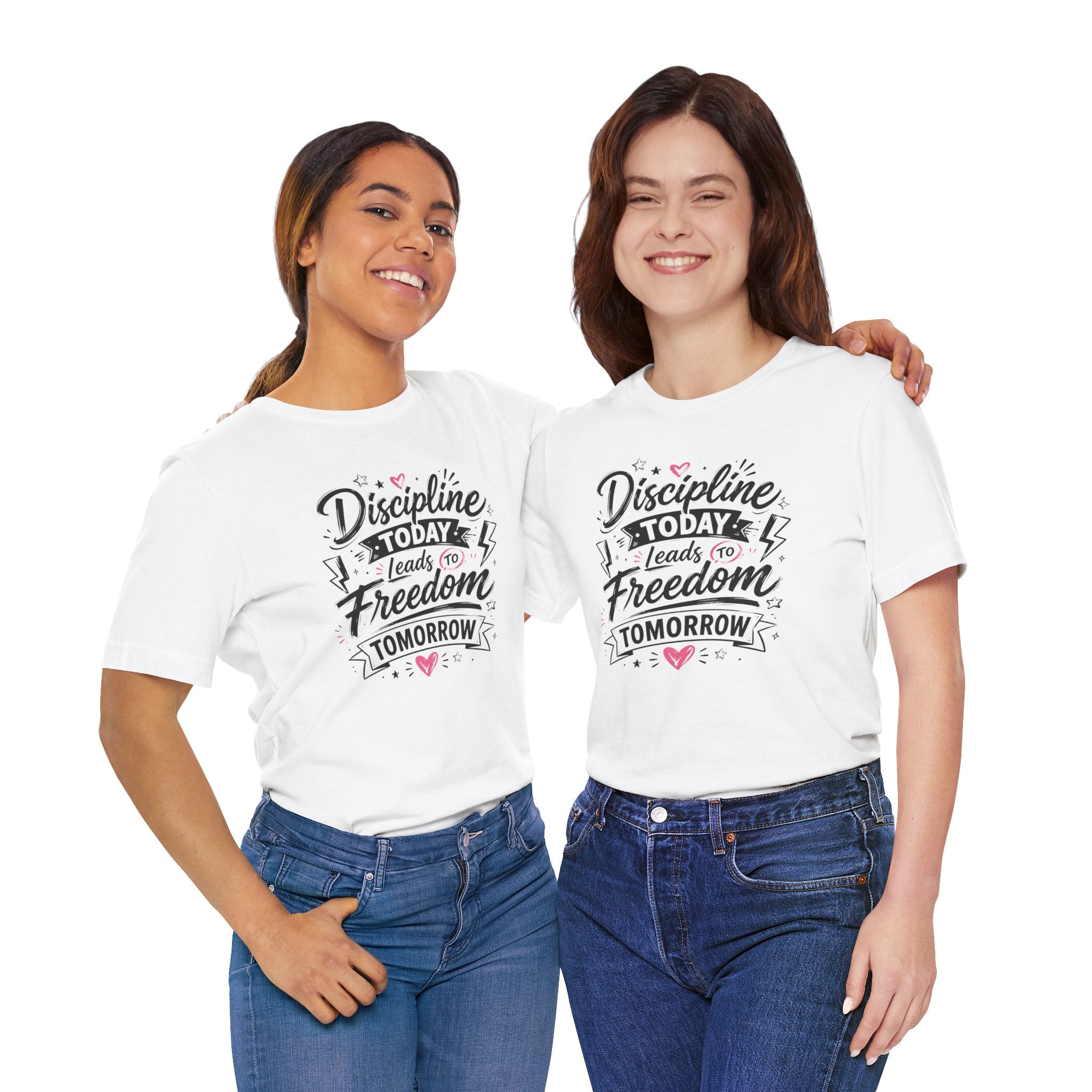 Discipline Today Leads to Freedom Tomorrow Tee — Motivational Fitness T-Shirt