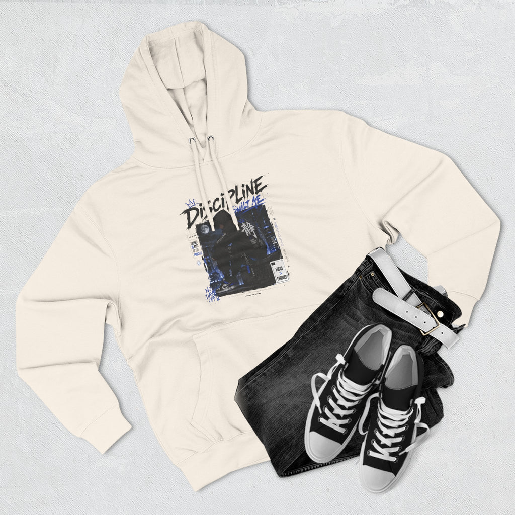 Discipline Graphic Hoodie — Vintage TV Photo Streetwear Pullover