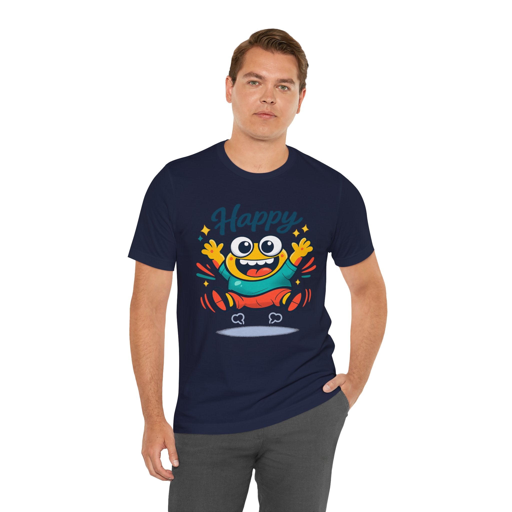 Happy Mood Blob T Shirt Cute Kawaii Graphic Tee