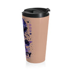 Your Mind Creates Reality Cosmic 15oz Travel Mug Dusty Rose