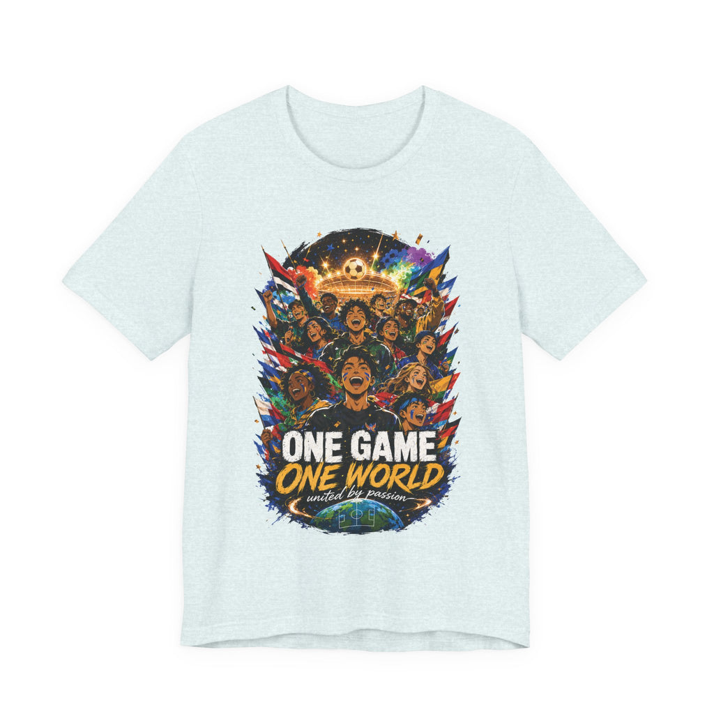 One Game One World Soccer Graphic T Shirt