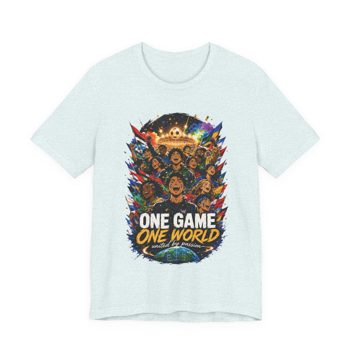 One Game One World Soccer Graphic T Shirt