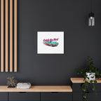 Retro Racing Car Canvas Wall Art – Vintage Dragster Design