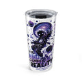 20oz Space Skateboarder Tumbler – “You Imagine Creates Reality” Inspirational Travel Mug