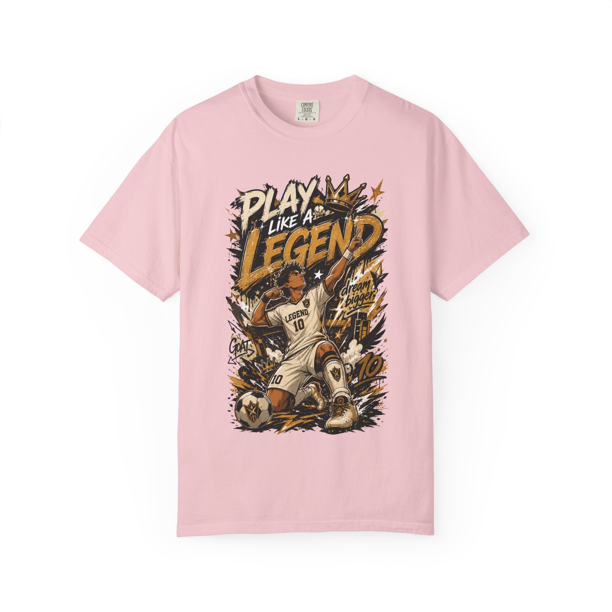 Play Like a Legend Soccer T-Shirt — Vintage Goal Celebration Graphic Tee