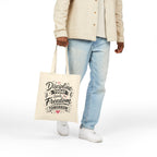 Tote Bag — "Discipline Today, Freedom Tomorrow" Motivational Canvas Tote