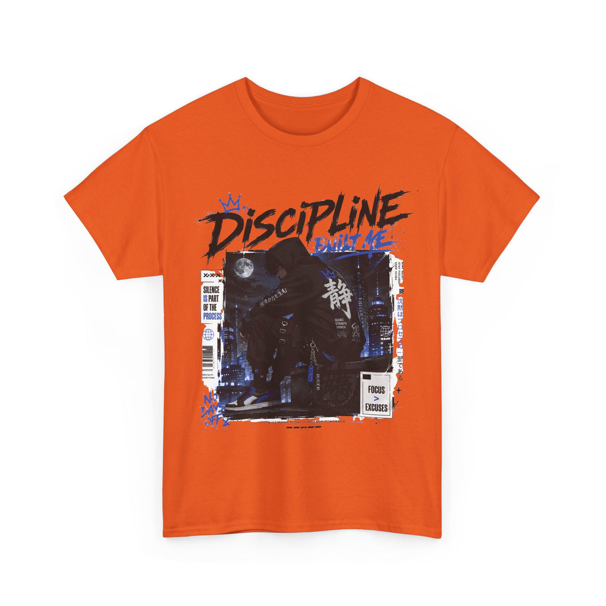 Discipline Built Me Anime Streetwear T Shirt