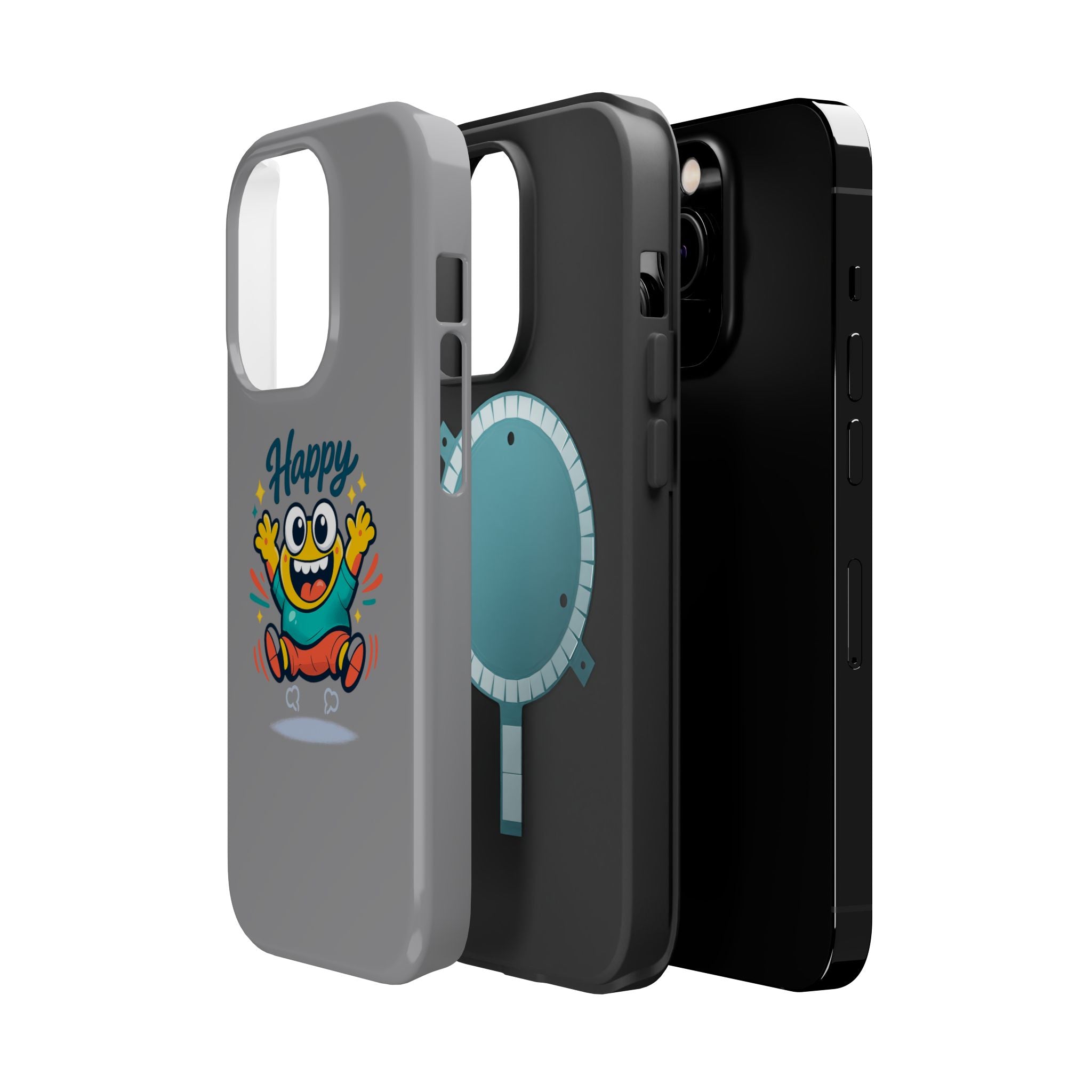 Happy Monster Magnetic Impact-Resistant Phone Case