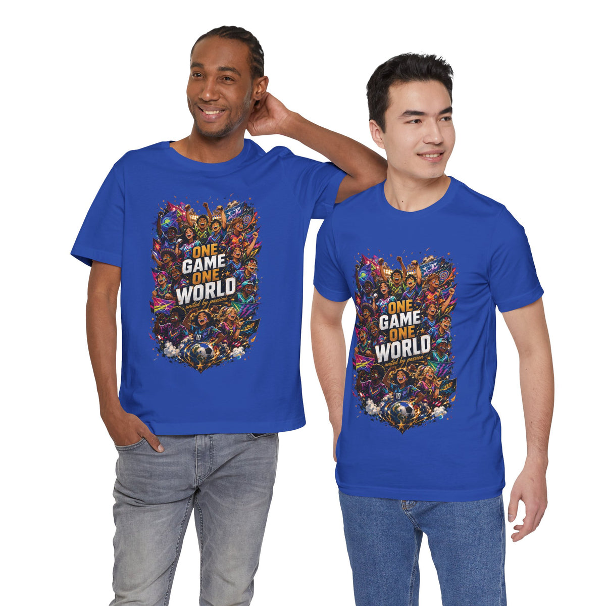 One Game One World Gamer Graphic T Shirt