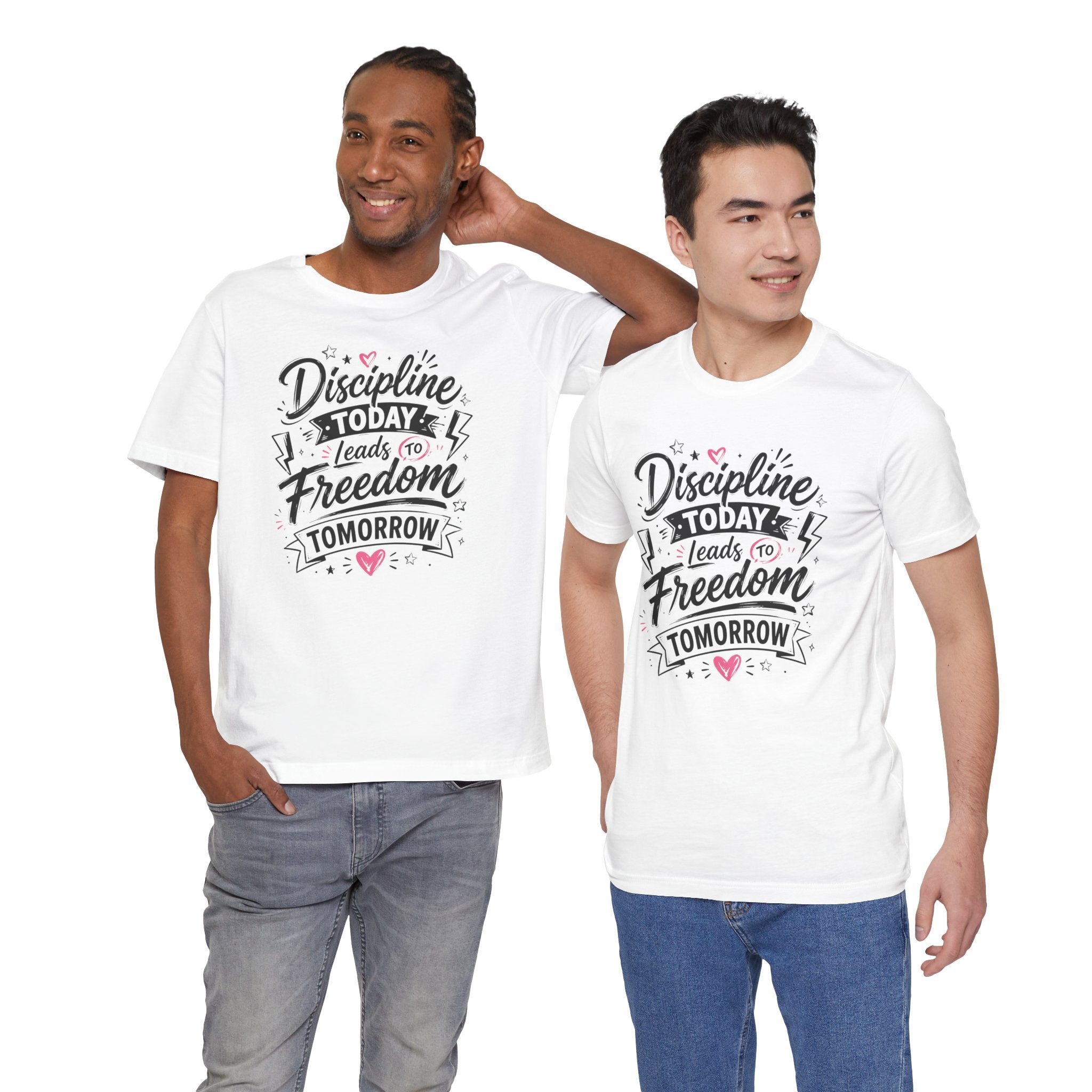 Discipline Today Leads to Freedom Tomorrow Tee — Motivational Fitness T-Shirt