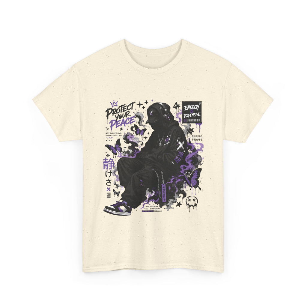 Peacekeeper Anime Graphic T Shirt Purple Streetwear Design