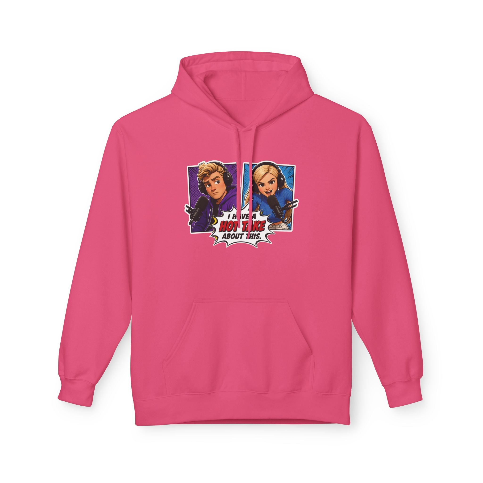 Pop-Art "I HAVE A HOT TAKE ABOUT THIS" Hoodie — Hot Take Central Graphic