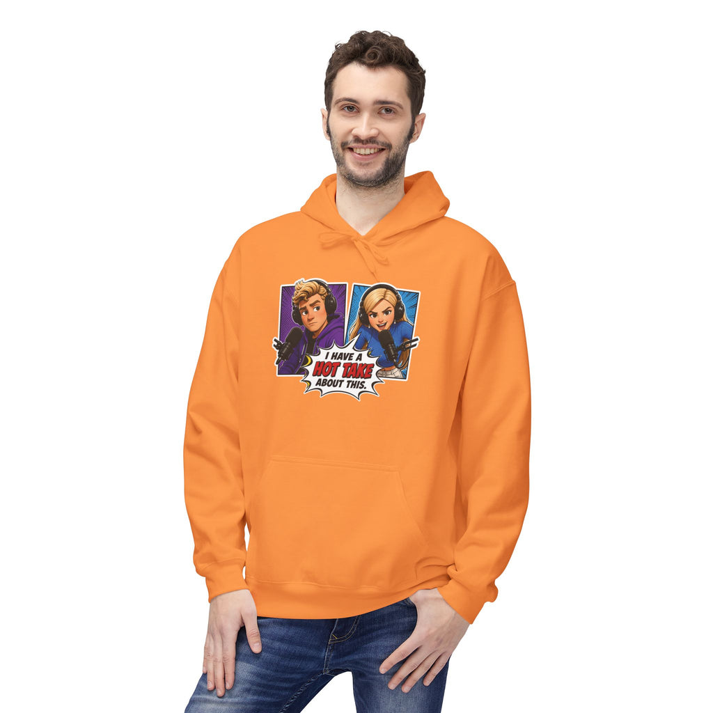 Pop-Art "I HAVE A HOT TAKE ABOUT THIS" Hoodie — Hot Take Central Graphic