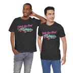 Catch the Fire Vintage Muscle Car Graphic T Shirt