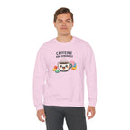 Caffeine and Kindness Sweatshirt | office humor, coffee fuel