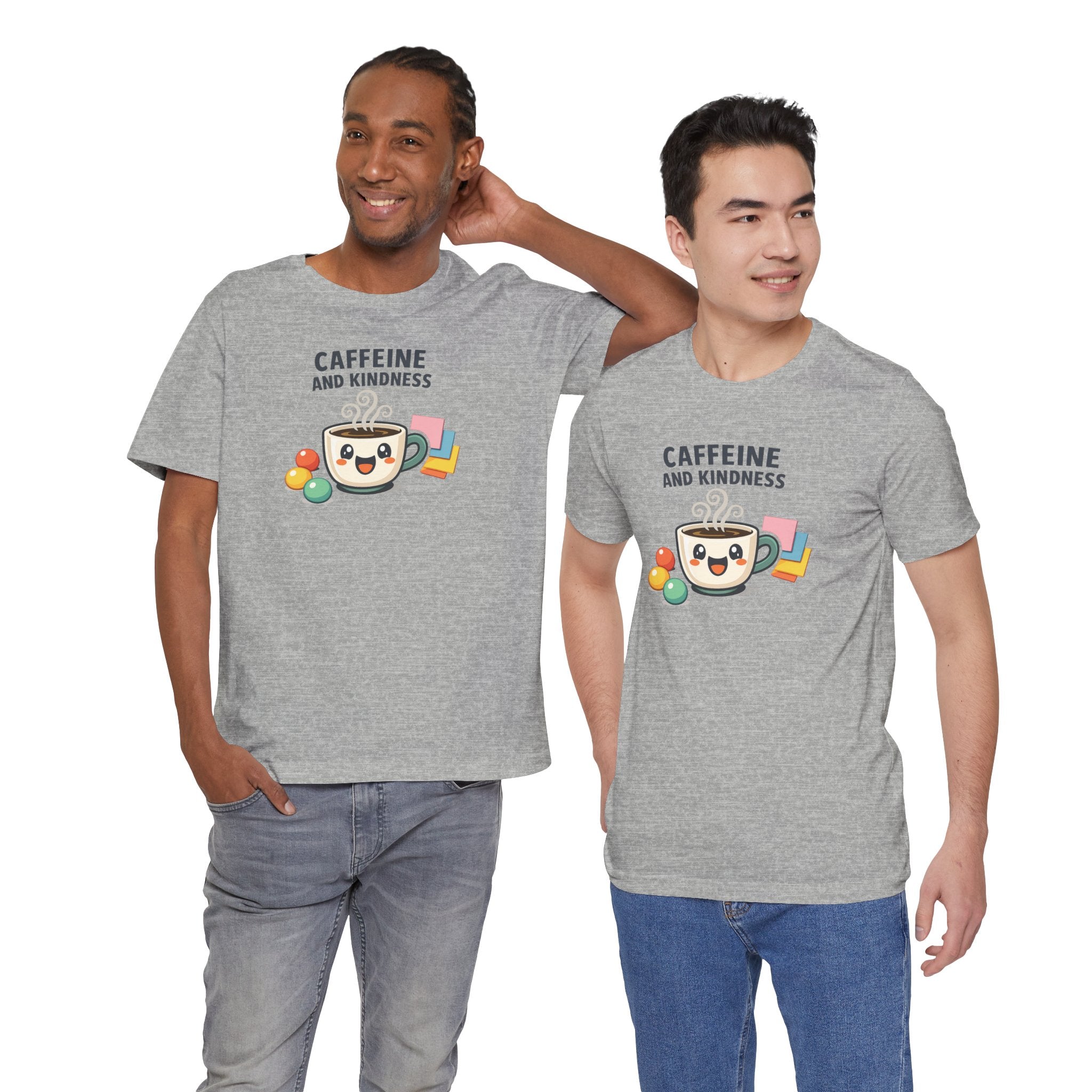 Caffeine and Kindness Tee | office humor, coffee fuel
