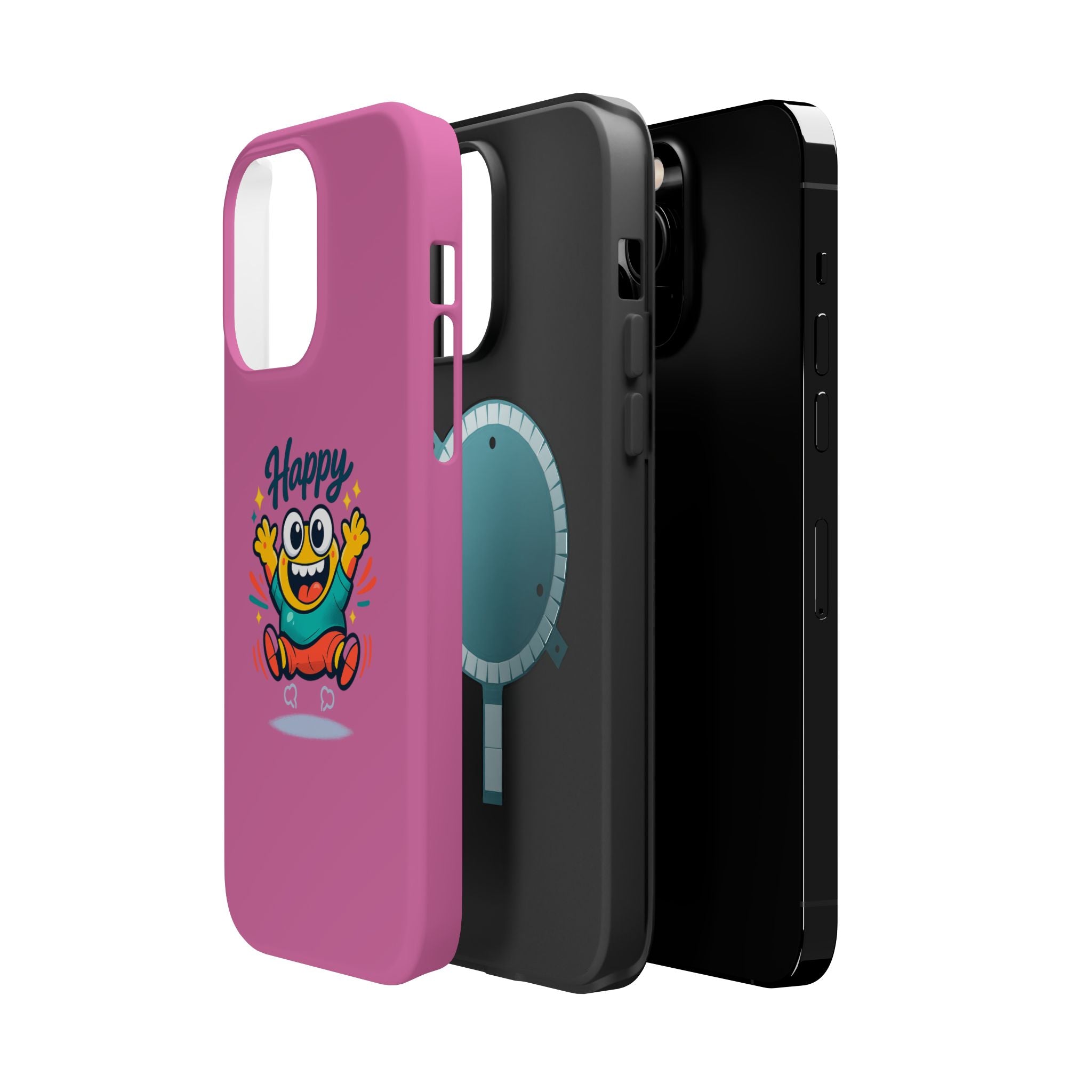 Happy Monster Magnetic Impact-Resistant Phone Case