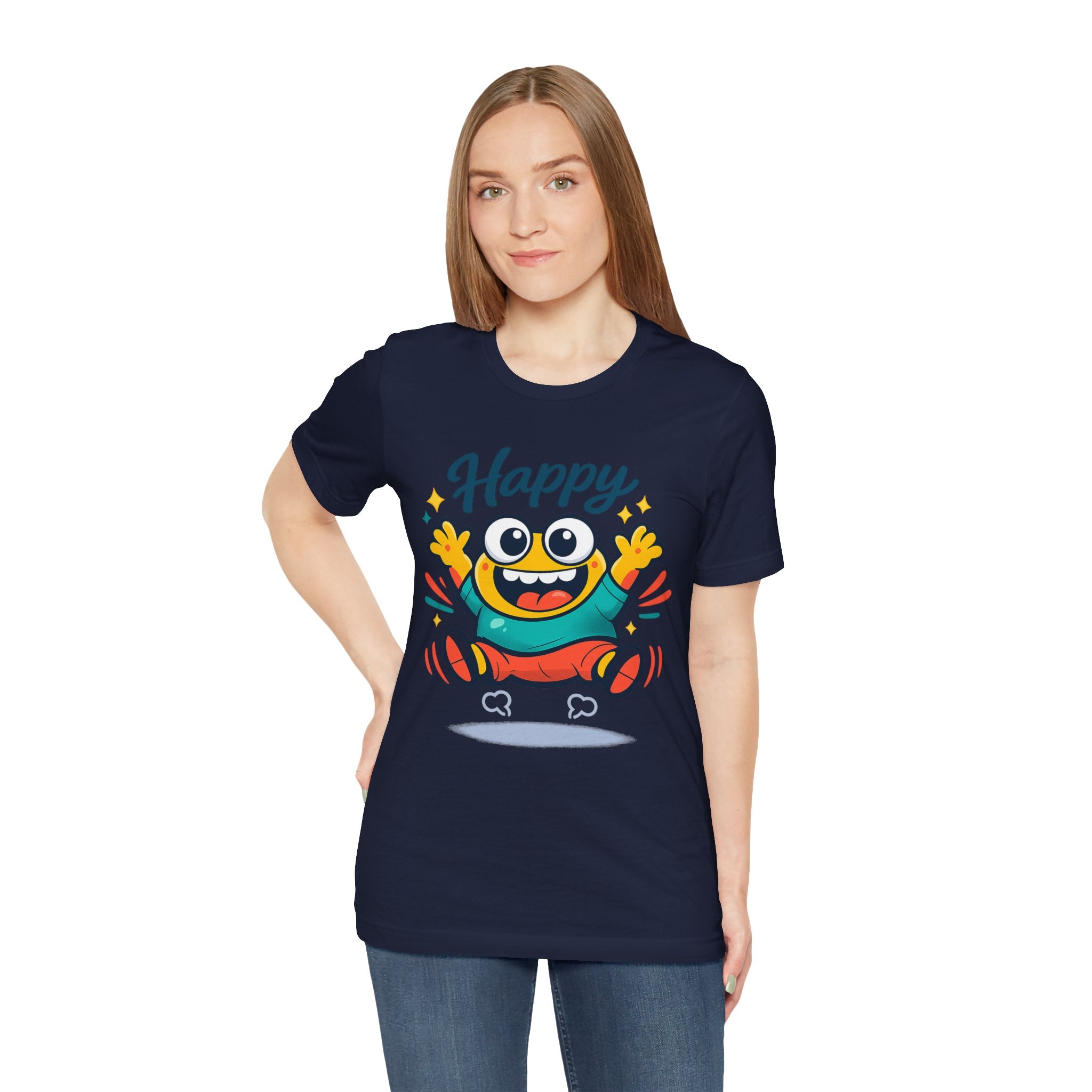Happy Mood Blob T Shirt Cute Kawaii Graphic Tee
