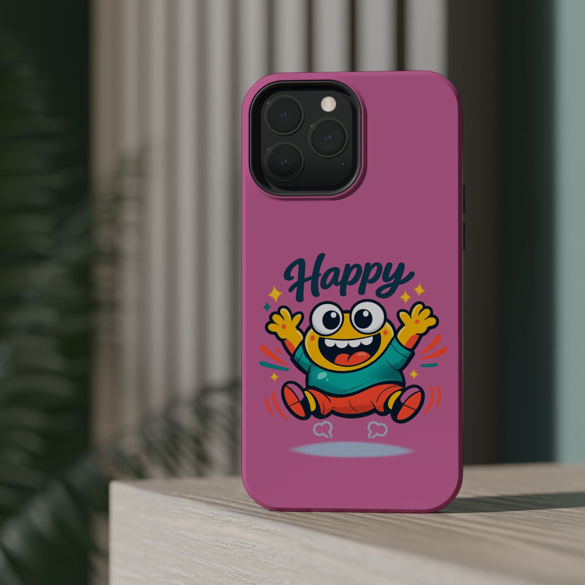 Happy Monster Magnetic Impact-Resistant Phone Case