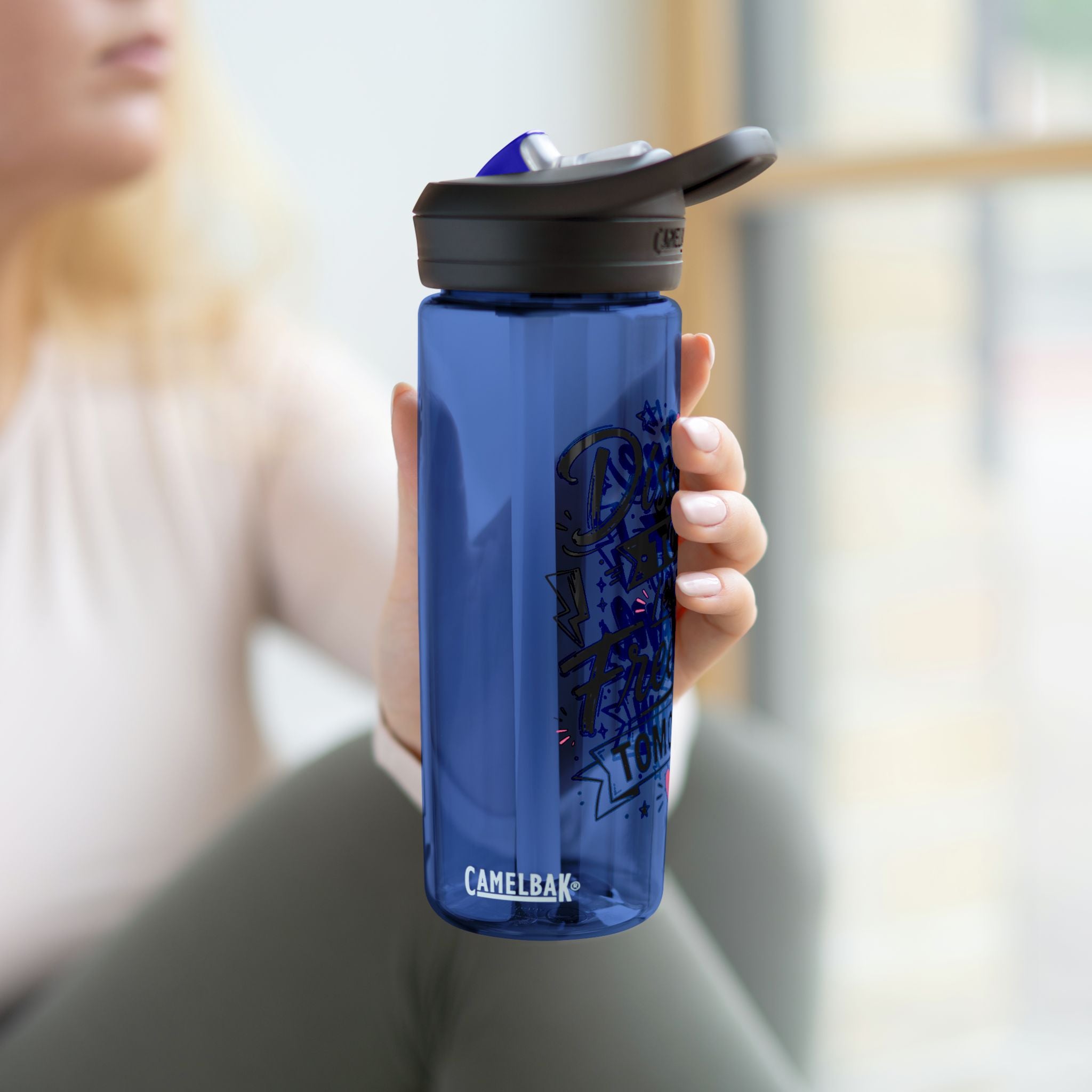 Discipline Today Leads to Freedom Tomorrow Water Bottle – Motivational CamelBak Eddy® 20/25oz